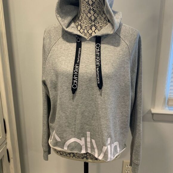 Calvin Klein Tops - Calvin Klein Gray Hoodie
